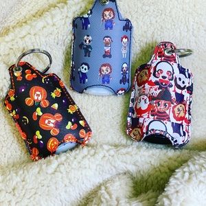 Halloween theme hand sanitizer holders